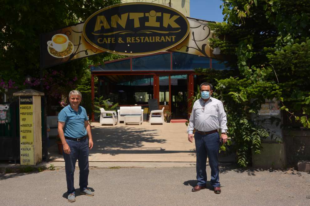 Antik Cafe Restaurant'a pandemi sonrası ilgi, yoğunluk kazandı.