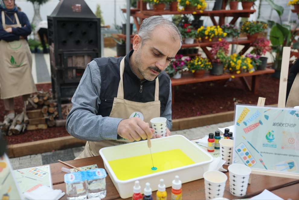 Bahçem Çayırova'da 'Toprak ve Sanat' atölyesi etkinliği gerçekleştirildi