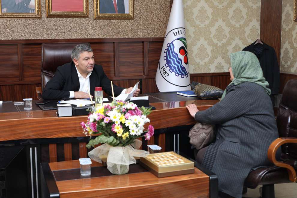Başkan Şayir’e ziyaretçi akını