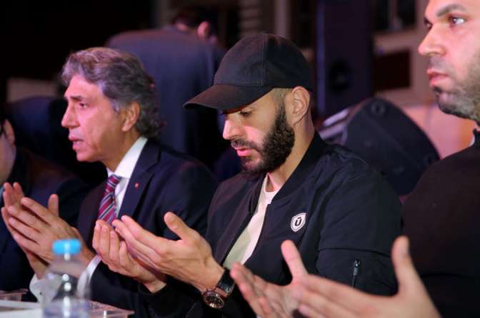 Benzema, Fatihte iftar progrmına katıldı
