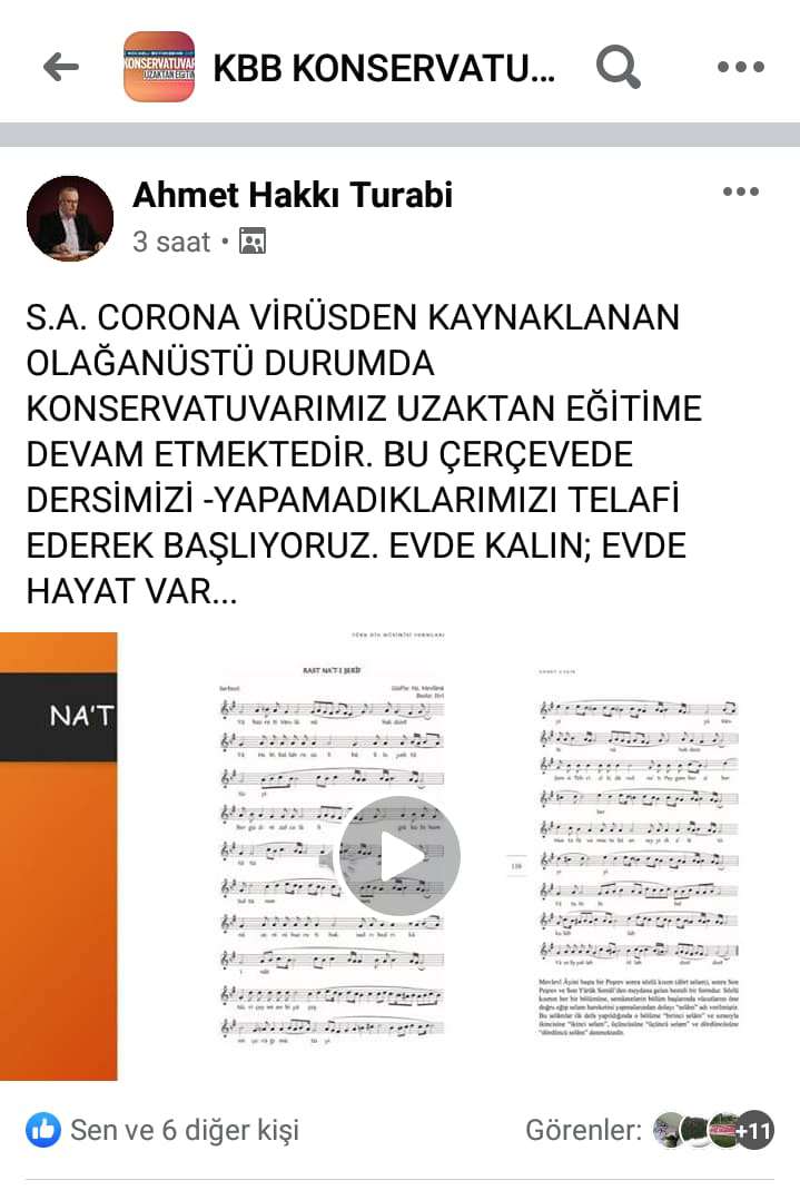 Büyükşehir Konservatuarı’nda eğitimler online olarak sürdürülüyor