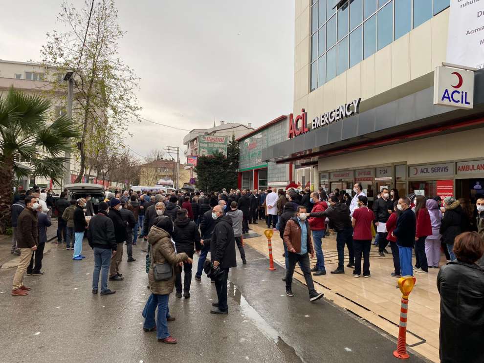 Çetinkaya, ilçe protokolünün da hazır bulunduğu törenle son yolculuğuna uğurlandı.