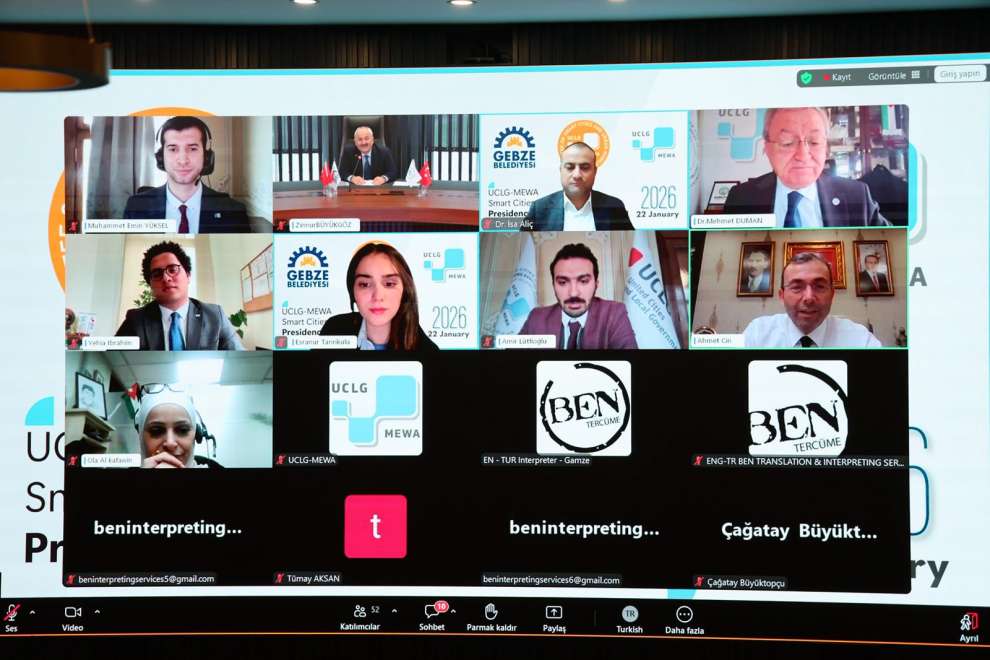 Çevrimiçi Başkanlık Toplantısı Gebze Ev Sahipliğinde Gerçekleştirildi