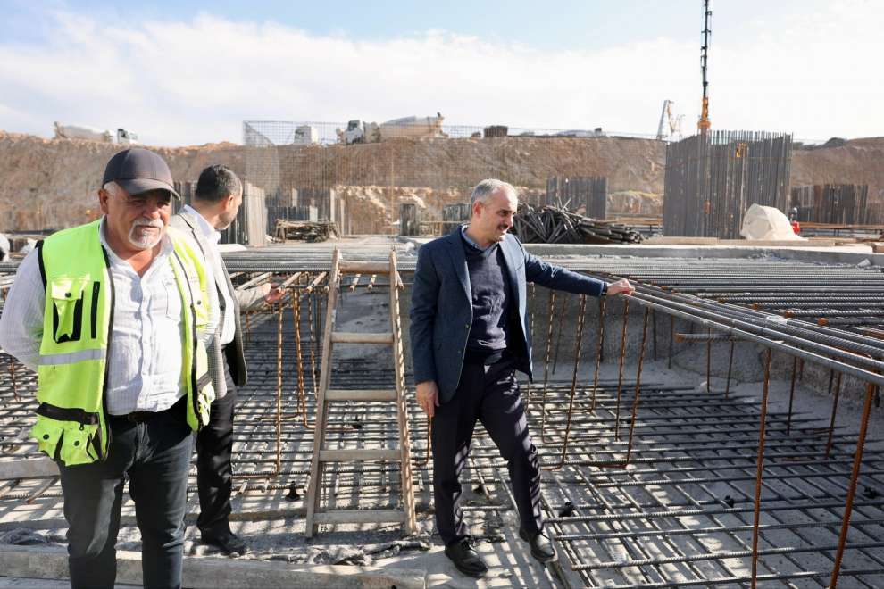 Çiftçi, “Bir şehrin hayali yükseliyor”