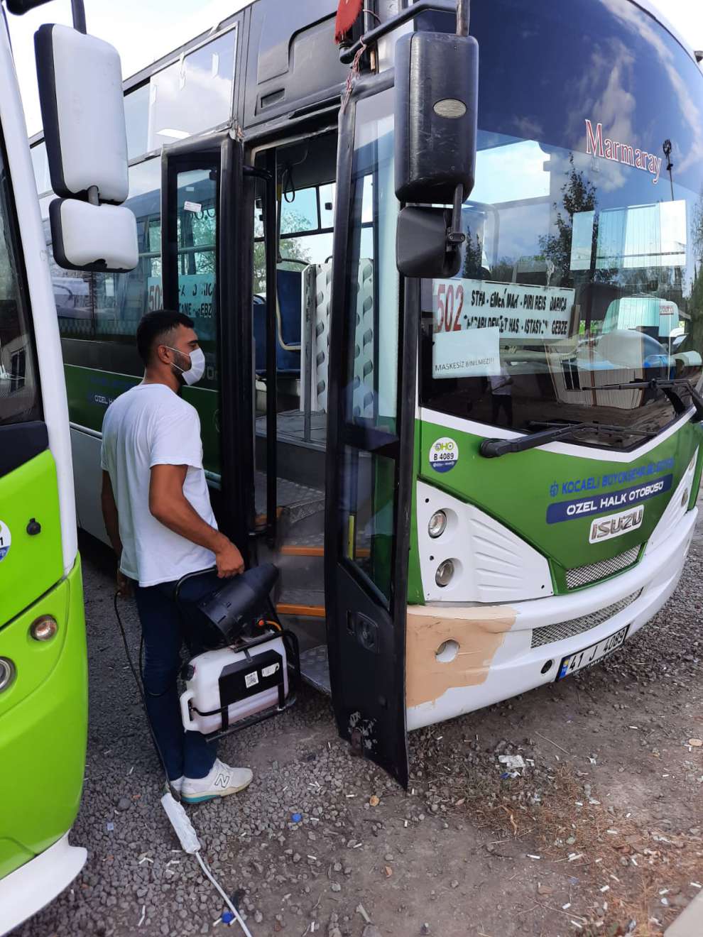 Darıca’da dezenfekte çalışmaları devam ediyor