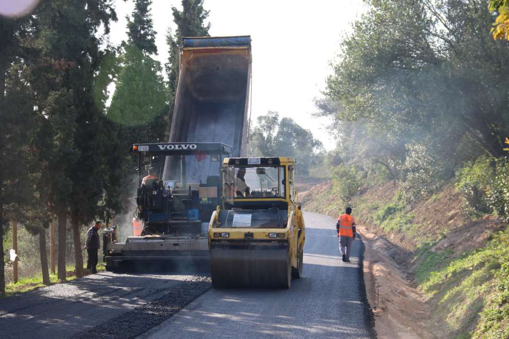 Darıca sahil parkı içerisinde yol konforu arttırılıyor