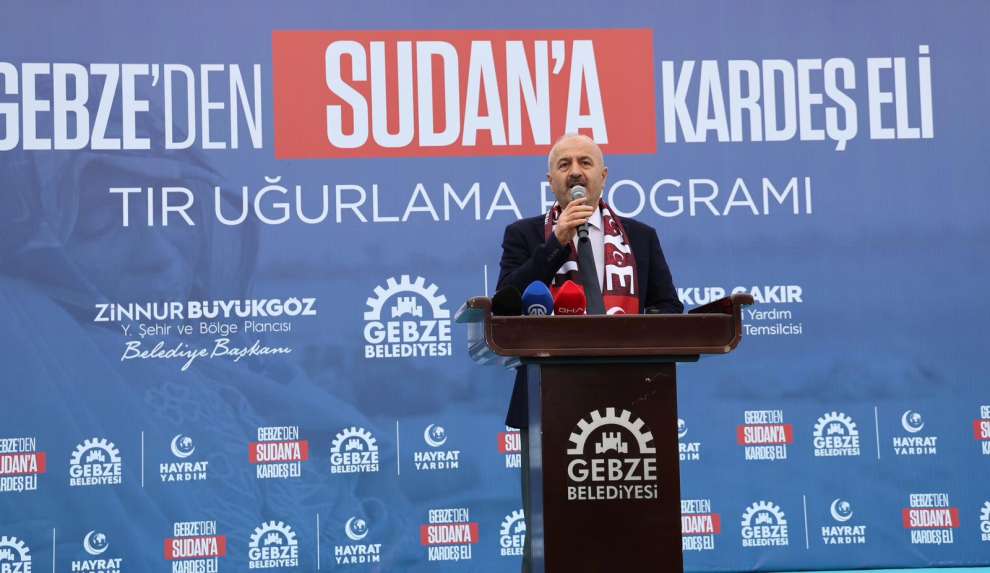 Gebze'den Sudan'a 10 Tırlık Kardeşlik Köprüsü