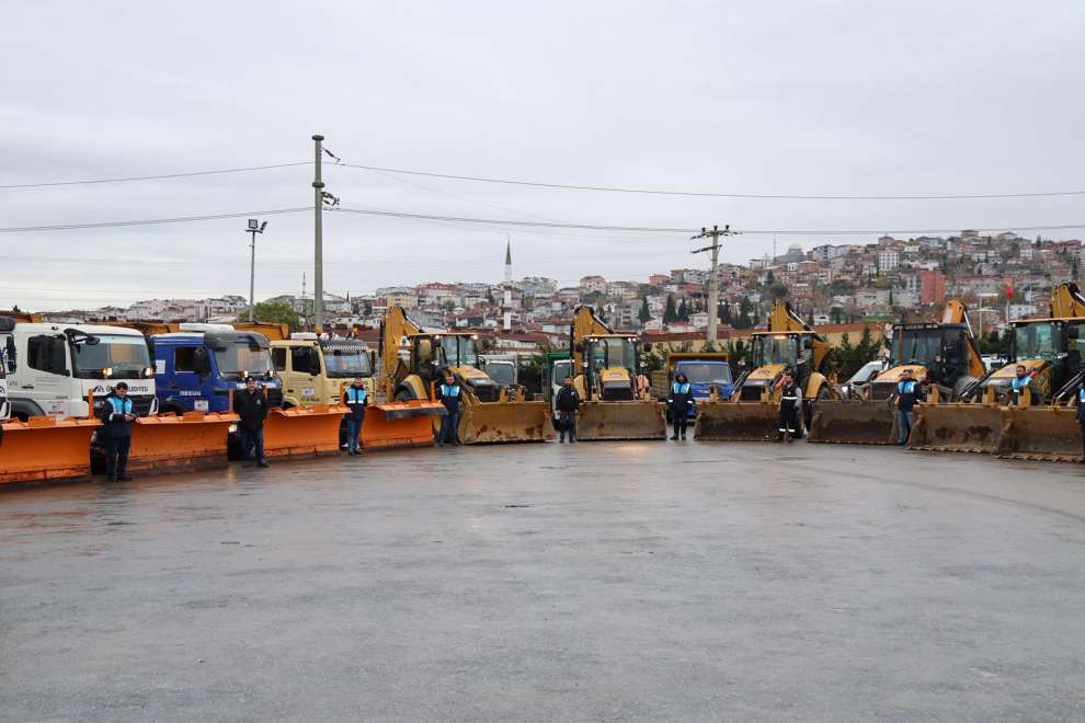 Gebze Belediyesi Karla Mücadelede Teyakkuzda