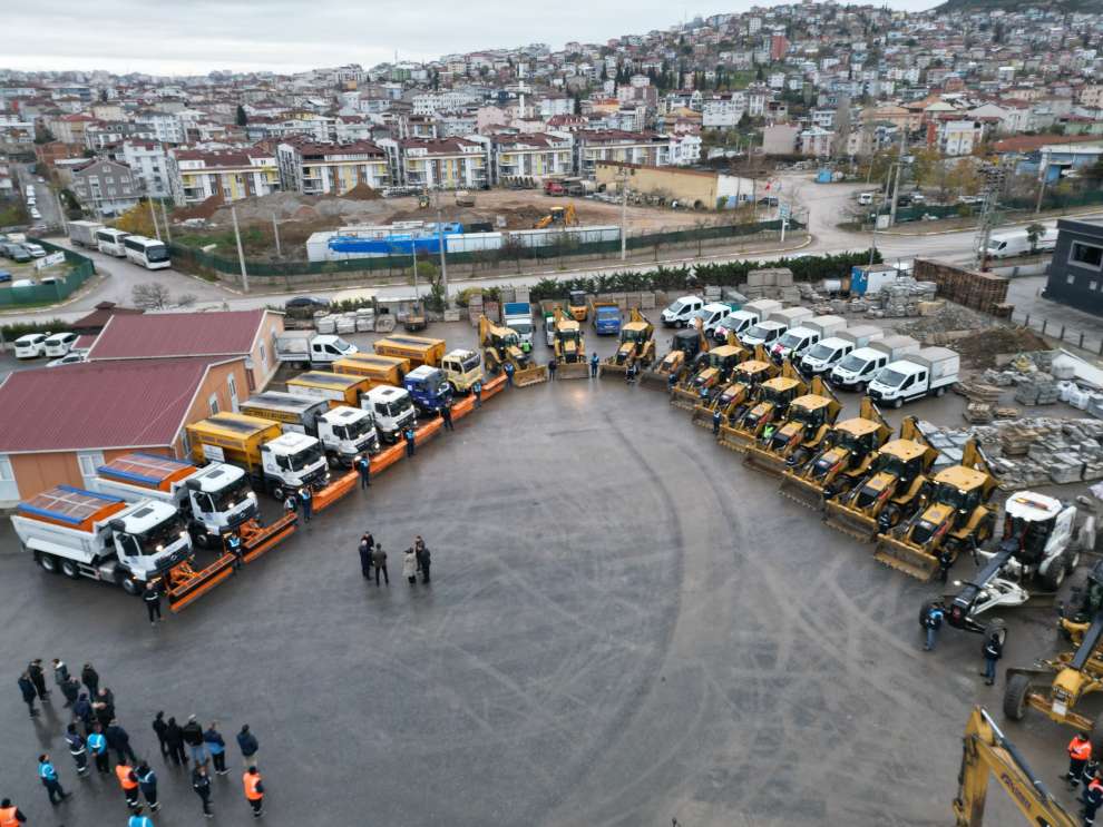 Gebze Belediyesi Karla Mücadelede Teyakkuzda