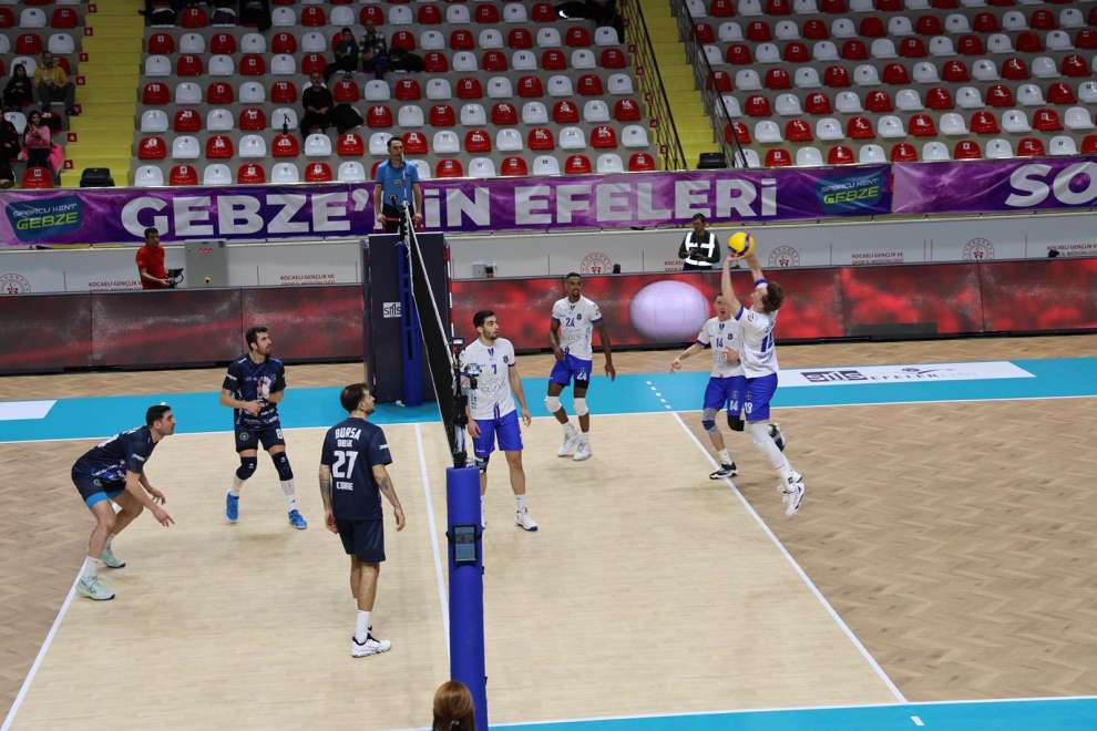 Gebze Belediyesi Spor Kulübü’nden Efeler Ligi'nde Kritik Galibiyet