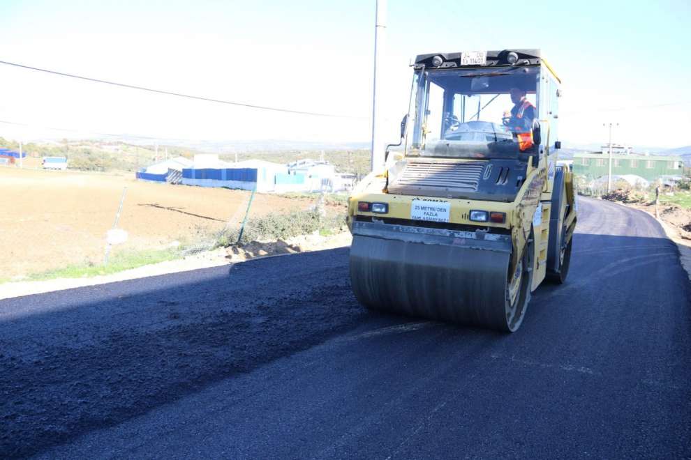 Gebze Pelitli Yolu’nda yol konforu arttırılıyor