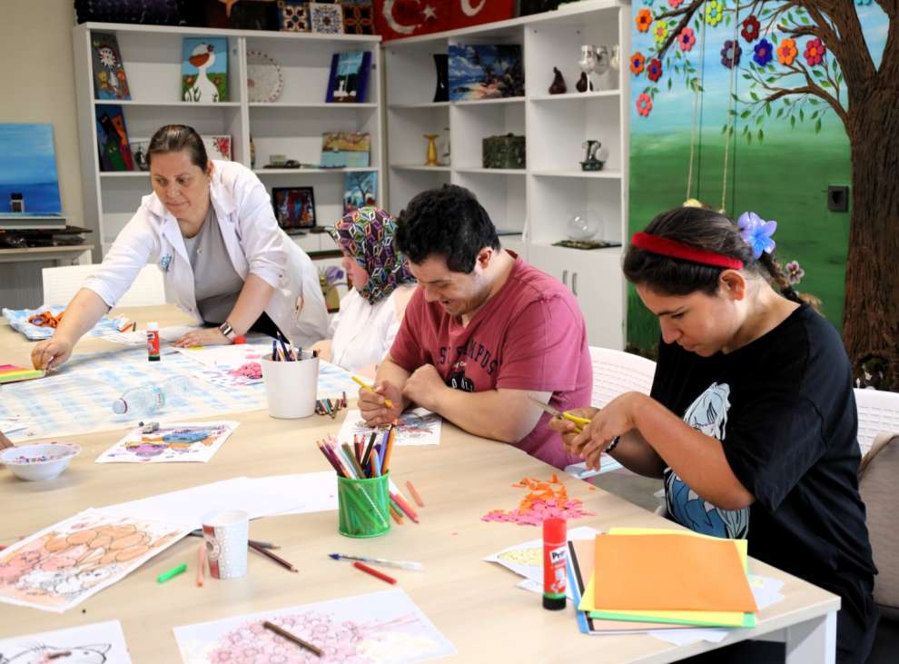 Gonca’da sanatla özgüven kazanıyorlar