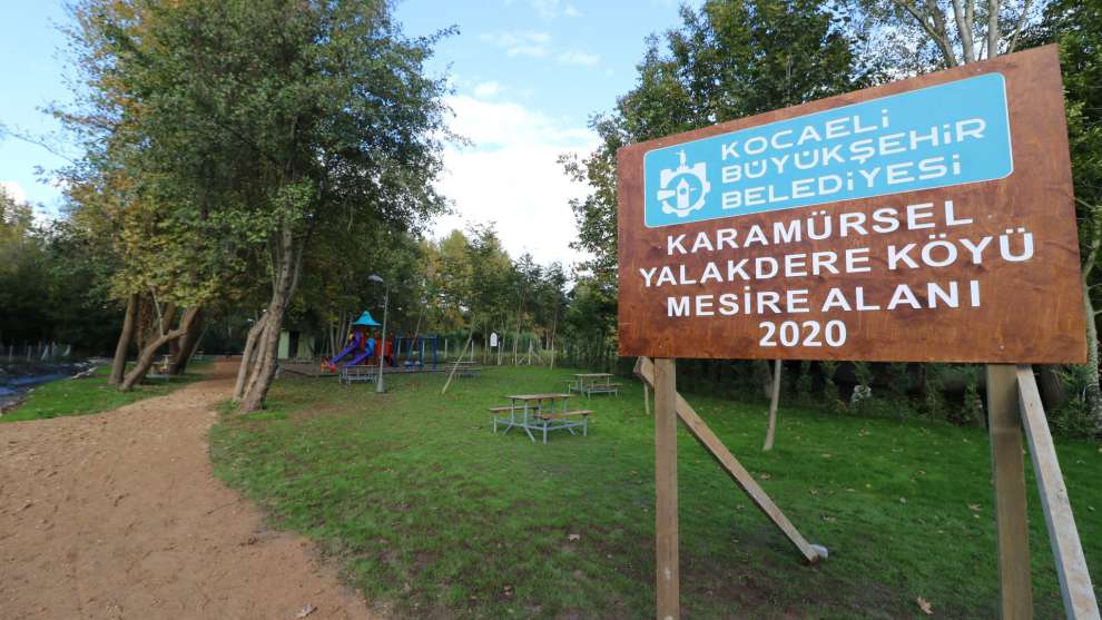 Karamürsel’in yeni mesire alanı hazır