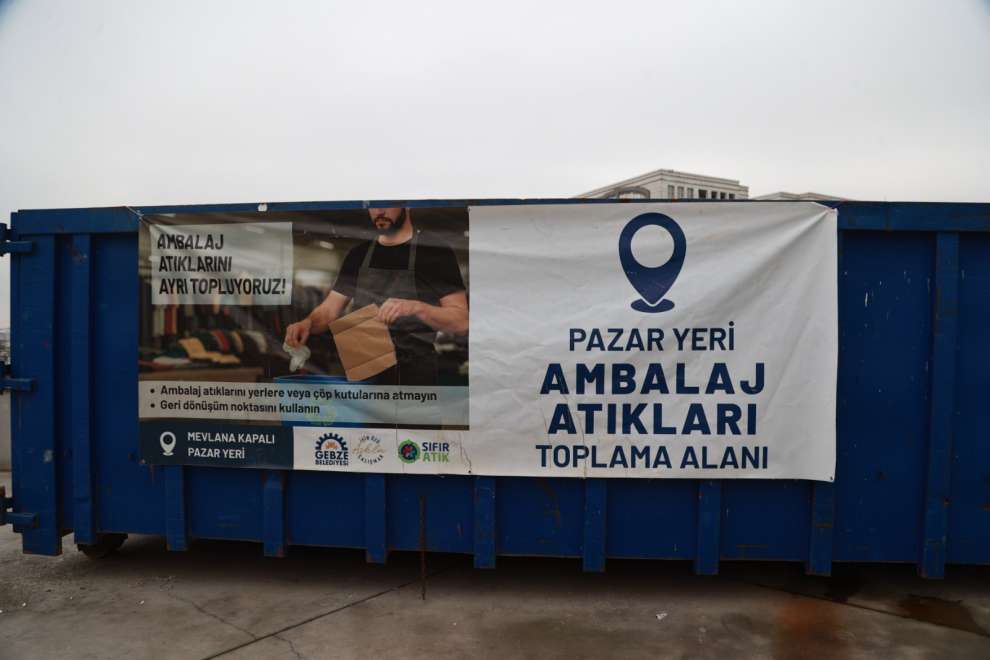 Pazar yerlerinde sıfır atık dönemi başladı
