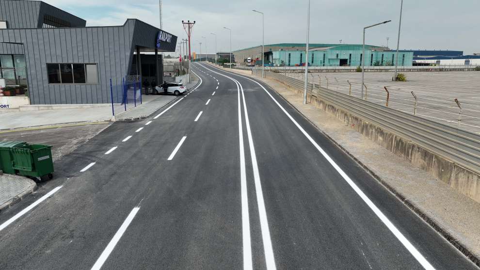 Railport’ta asfalt ve yol çizgileri tamamlandı