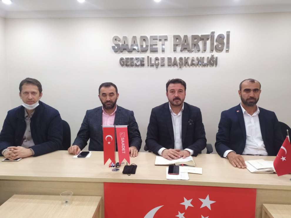 Saadet Partisi Gebze ilçe teşkilatı kurul toplantısı