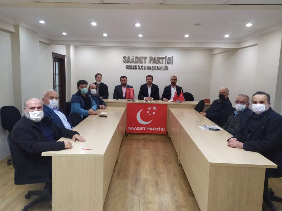 Saadet Partisi Gebze ilçe teşkilatı kurul toplantısı