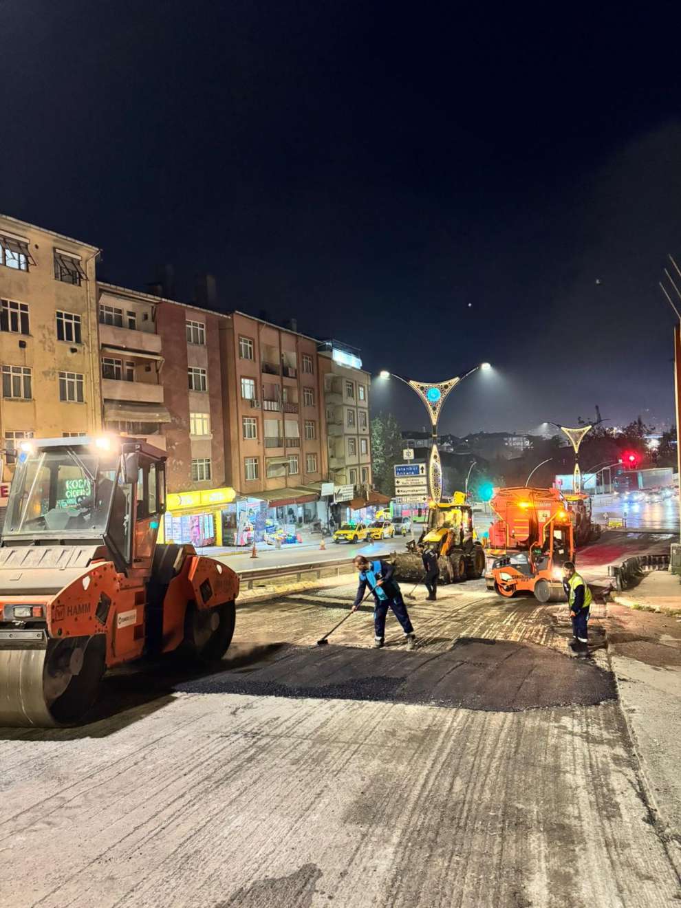 Santral Rampası’ndaki çalışma bugün tamamlanacak