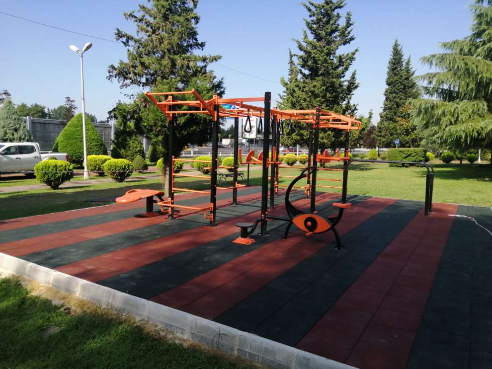 İlk workout spor istasyonu Yahya Kaptan’da kuruldu