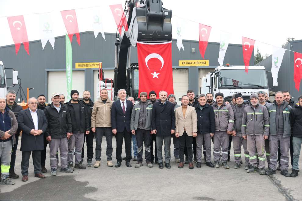 Çiftçi, “İş makineleri filomuzu güçlendirmeye devam ediyoruz”