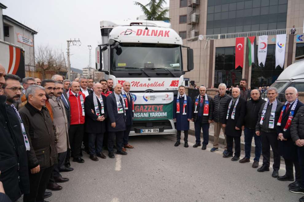 Gebze Ticaret Odası'ndan Gazze'ye insani yardım