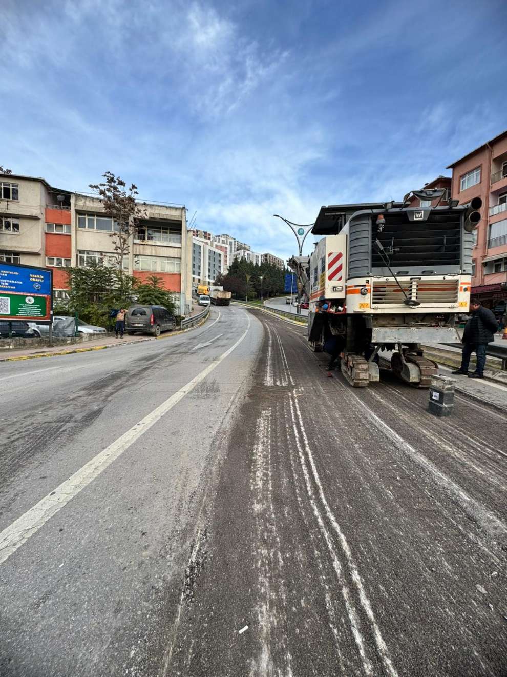 Santral Rampası’ndaki çalışma bugün tamamlanacak