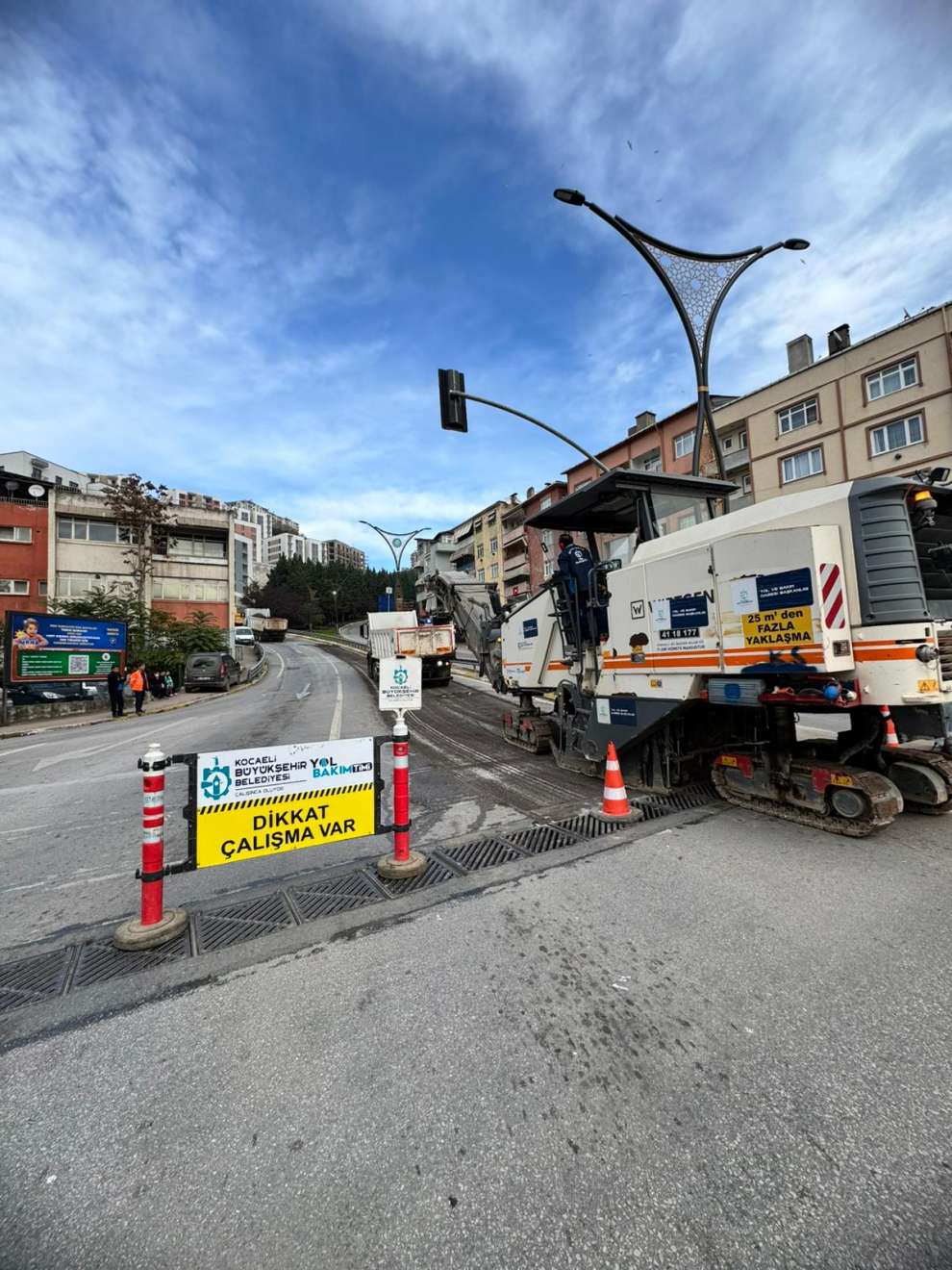 Santral Rampası’ndaki çalışma bugün tamamlanacak