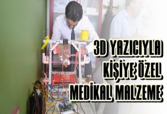 3d Yazıcıyla Kişiye Özel Medikal Malzeme