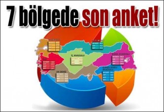 7 bölgede son anket!