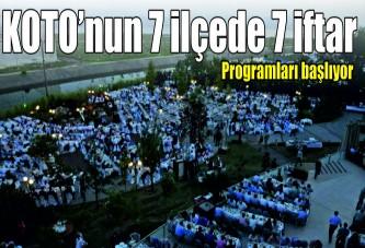 7 ilçede 7 iftar