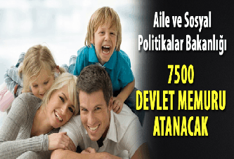 7500 devlet memuru atanacak