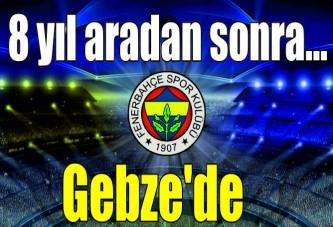 8 yıl aradan sonra…