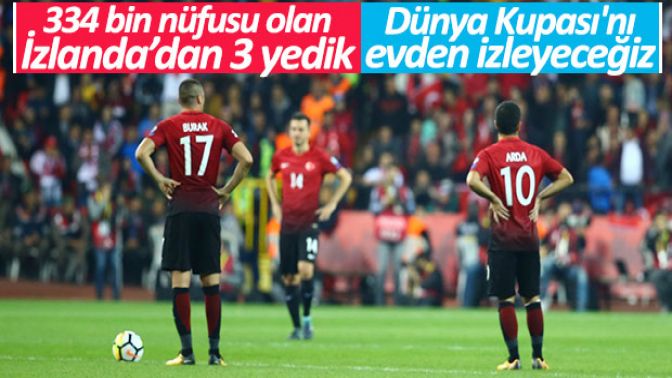 A Milli Takım İzlandaya farklı kaybetti