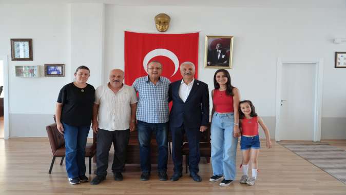 ASLANTAŞ, GEBZE HASKÖY SANAYİ SİTESİ BAŞKANI BAŞÇİFTÇİ'Yİ ZİYARET ETTİ