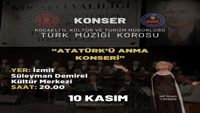 ATATÜRK’Ü ANMA KONSERİ