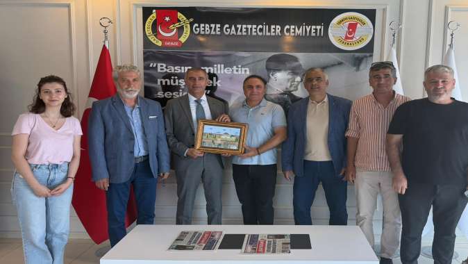 Atletizm Federasyonu’ndan Gebze Gazeteciler Cemiyeti’ne Ziyaret