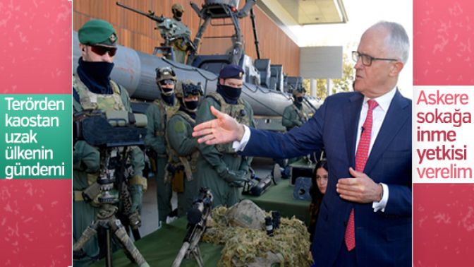 Avustralyada askere yeni yetki