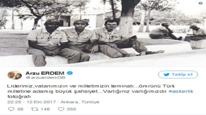 Bahçelinin askerlik fotoğrafı