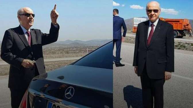 Bahçeli'nin fotoğrafları sosyal medyayı salladı