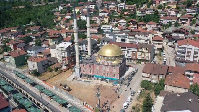Başaran Camii çevresine estetik dokunuş