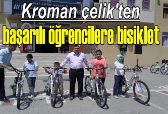 Başarılı öğrencilere bisiklet