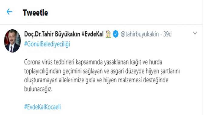 Başkan Büyükakın, kağıt toplayıcılarına sahip çıktı