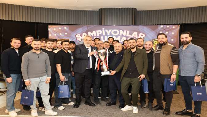 BAŞKAN BÜYÜKGÖZ ŞAMPİYONLARI AĞIRLADI