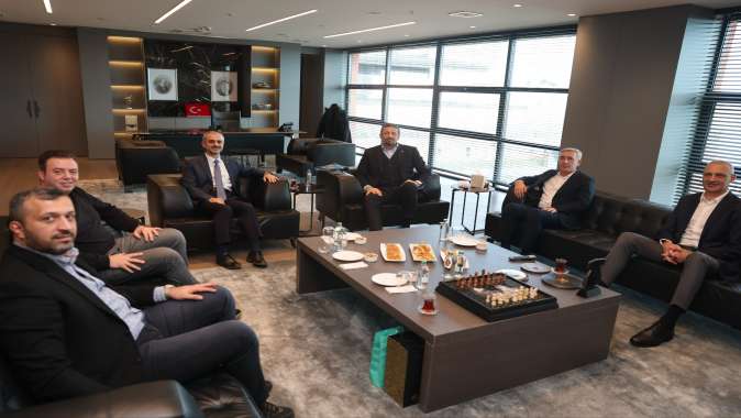 Başkan Çiftçi’den, Hidayet Türkoğlu’na ziyaret