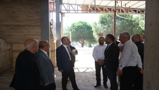 Başkan Çiftçi’den yeni kitap kahve inşaatında inceleme