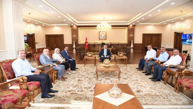 Başkan Toltar ve Meclis Üyelerinden Vali’ye ziyaret