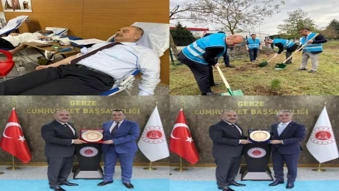 Başsavcı Uslu örnek oldu : kan verdi, ağaç dikti