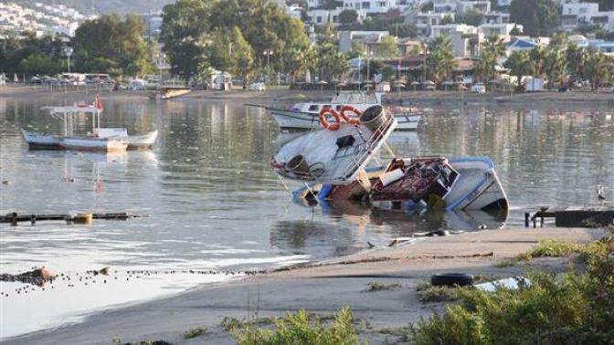 Bodrumda şok görüntü! Kandilli açıkladı: Tsunami...