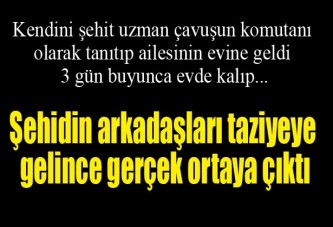 Bu kez de şehit ailesini dolandırdı!