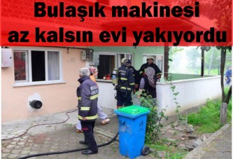 Bulaşık makinesi az kalsın evi yakıyordu